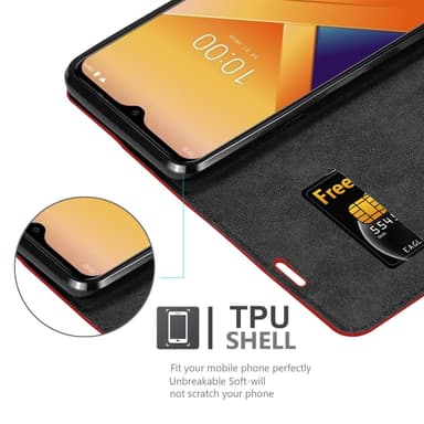 WIKO Y81 lommebokdeksel case (rød)