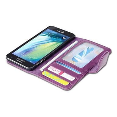 Samsung Galaxy A3 2015 lommebokdeksel case (lilla)