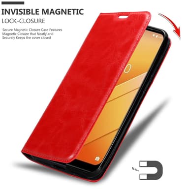 WIKO Y81 lommebokdeksel case (rød)