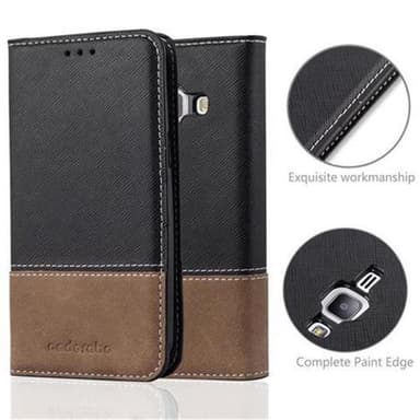 Samsung Galaxy J1 2015 Deksel Case Cover (svart)