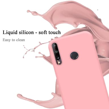 Huawei P40 LITE E silikondeksel case (rosa)