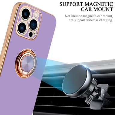 iPhone 14 PRO silikondeksel case (lilla)