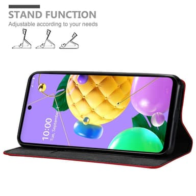 LG K52 / K62 / Q52 lommebokdeksel case (rød)