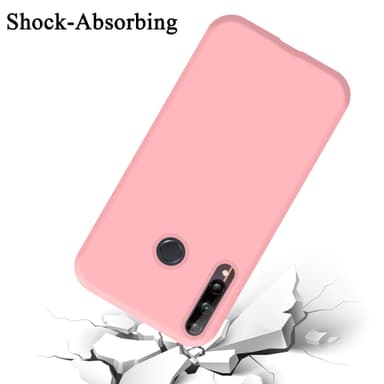 Huawei P40 LITE E silikondeksel case (rosa)