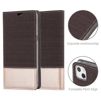 iPhone 13 MINI lommebokdeksel etui (grå)