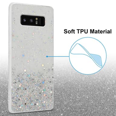 Samsung Galaxy NOTE 8 Silikondeksel Glitter
