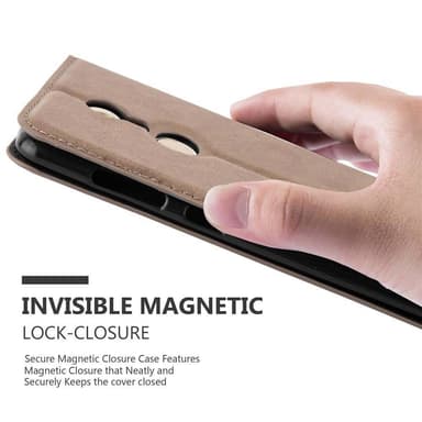 ZTE Axon 7 MINI lommebokdeksel case (brun)