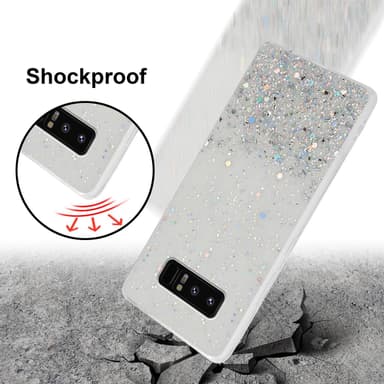 Samsung Galaxy NOTE 8 Silikondeksel Glitter
