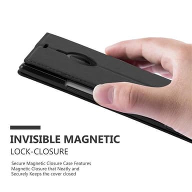 Nokia Lumia 1520 lommebokdeksel case (svart)
