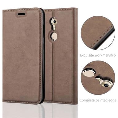 ZTE Axon 7 MINI lommebokdeksel case (brun)