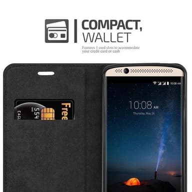 ZTE Axon 7 MINI lommebokdeksel case (brun)