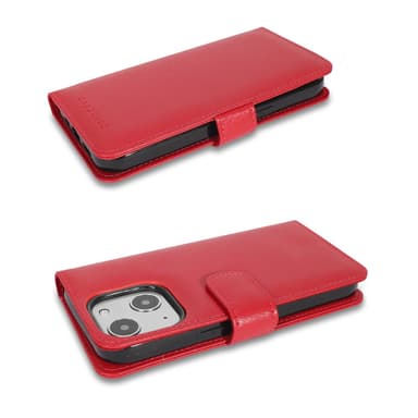 iPhone 13 MINI lommebokdeksel case (rød)