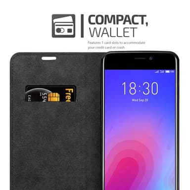 MEIZU M6 lommebokdeksel case (brun)