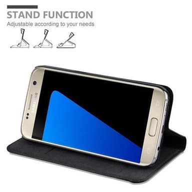Samsung Galaxy S7 lommebokdeksel case (svart)