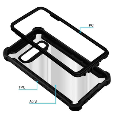 Samsung Galaxy S10 4G Deksel Case Cover (svart)