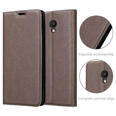 MEIZU M6 lommebokdeksel case (brun)