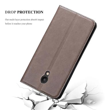 MEIZU M6 lommebokdeksel case (brun)