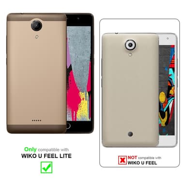 WIKO U FEEL LITE lommebokdeksel case (svart)