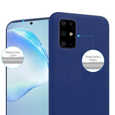 Deksel Samsung Galaxy S20 PLUS Silikon cover (blå)