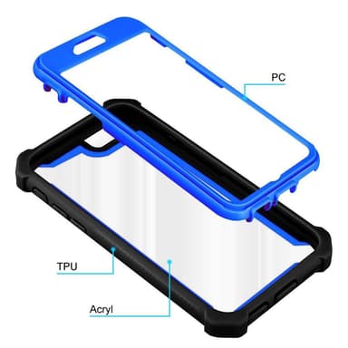 iPhone 6 PLUS / 6S PLUS Deksel Case Cover (svart)
