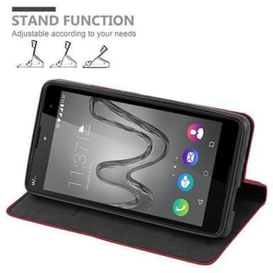 WIKO U FEEL LITE lommebokdeksel case (rød)