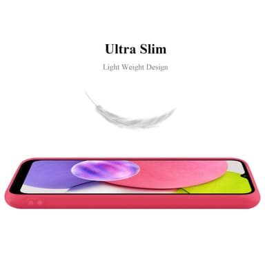 Deksel Samsung Galaxy A03s Silikon cover (rød)