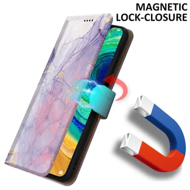 Huawei MATE 30 lommebokdeksel etui (lilla)