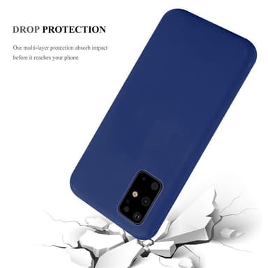 Deksel Samsung Galaxy S20 PLUS Silikon cover (blå)