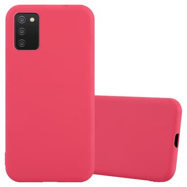 Deksel Samsung Galaxy A03s Silikon cover (rød)