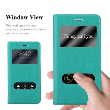 Samsung Galaxy A7 2015 lommebokdeksel cover (turkis)