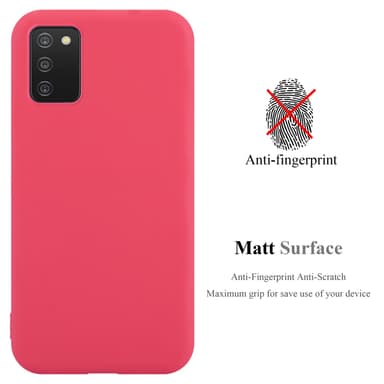 Deksel Samsung Galaxy A03s Silikon cover (rød)
