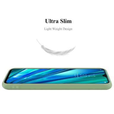 Deksel Realme 5 PRO / Realme Q Silikon cover (grønn)