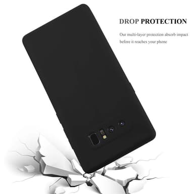 Deksel Samsung Galaxy NOTE 8 Silikon cover (svart)