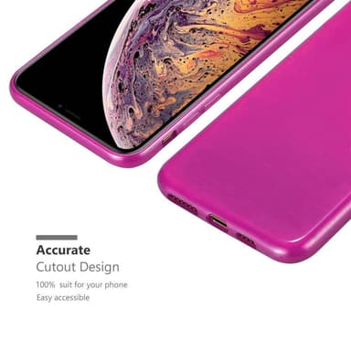 iPhone XS MAX silikondeksel cover (rosa)