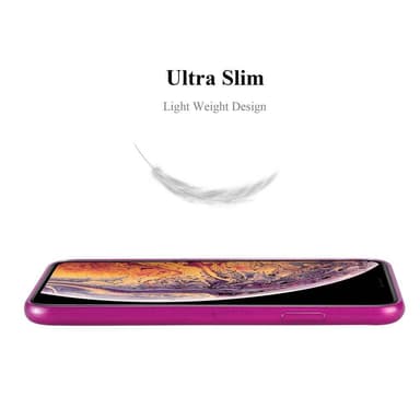 iPhone XS MAX silikondeksel cover (rosa)