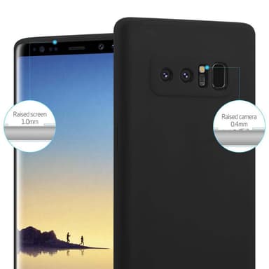 Deksel Samsung Galaxy NOTE 8 Silikon cover (svart)