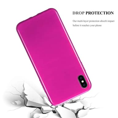 iPhone XS MAX silikondeksel cover (rosa)