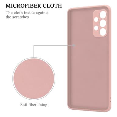 Deksel Samsung Galaxy A73 5G Ring Case (rosa)