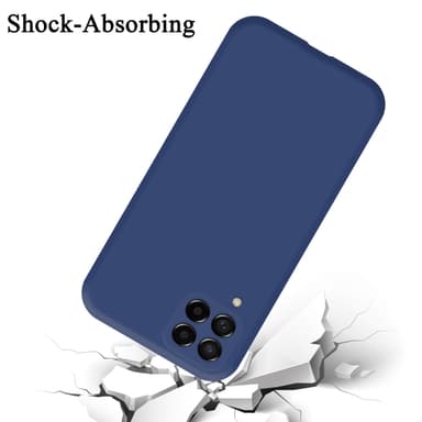 Samsung Galaxy M53 5G silikondeksel case (blå)