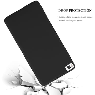 Deksel Huawei P8 Silikon cover (svart)