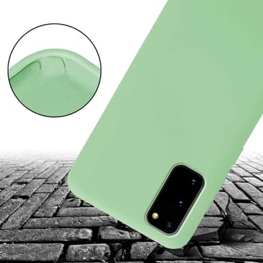 Deksel Samsung Galaxy S20 med Halskjede (grønn)