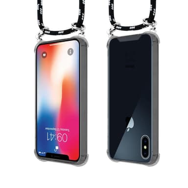 iPhone X / XS Deksel med Halskjede (svart)