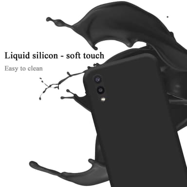 Samsung Galaxy A02 / M02 silikondeksel case (Svart)