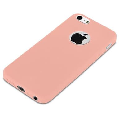 Deksel iPhone 5 / 5S / SE 2016 Silikon cover (rosa)