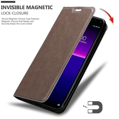 Sony Xperia 20 lommebokdeksel case (brun)