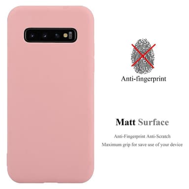 Deksel Samsung Galaxy S10 4G Silikon cover (rosa)