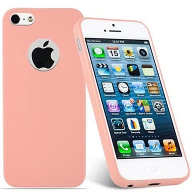 Deksel iPhone 5 / 5S / SE 2016 Silikon cover (rosa)