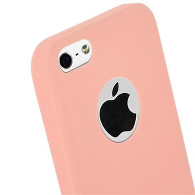 Deksel iPhone 5 / 5S / SE 2016 Silikon cover (rosa)