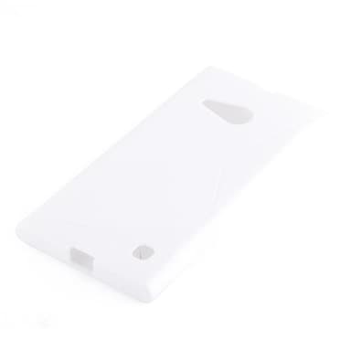 Nokia Lumia 730 silikondeksel case (hvit)