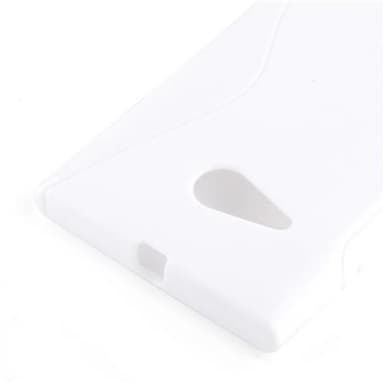 Nokia Lumia 730 silikondeksel case (hvit)